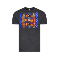 Vintage Black American police brushstrokes Vintage Tee - Neo Western