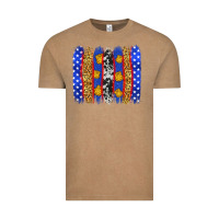 Vintage Coffee American police brushstrokes Vintage Tee - Neo Western