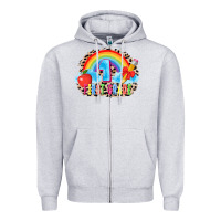 Heather Grey back to school 1 3200x2400 Zipper Hoodie - AdoDesignShop