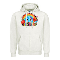 Oatmeal Heather back to school 1 3200x2400 Zipper Hoodie - AdoDesignShop