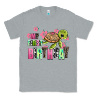 Heather Grey mu first birthday Classic Tee - AdoDesignShop