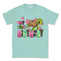 Seafoam mu first birthday Classic Tee - AdoDesignShop