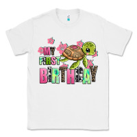White mu first birthday Classic Tee - AdoDesignShop