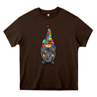 Chocolate Brown gnome autism Heavy Core Tee - RacoonDesign
