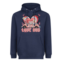 Navy love bug Heavyweight Hoodie - MaliasSmallBusiness