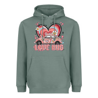 Sage love bug Heavyweight Hoodie - MaliasSmallBusiness