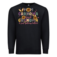 Black mom grandma great grandma it just keeps getting be Premium Sweatshirt - MaliasSmallBusiness
