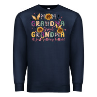 Navy mom grandma great grandma it just keeps getting be Premium Sweatshirt - MaliasSmallBusiness