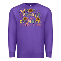 Purple mom grandma great grandma it just keeps getting be Premium Sweatshirt - MaliasSmallBusiness