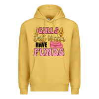 Antique Gold girls just wanna have funds Premium Hoodie - LillyAllenDesigns