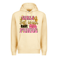 Pina Colada girls just wanna have funds Premium Hoodie - LillyAllenDesigns