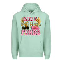 Seafoam girls just wanna have funds Premium Hoodie - LillyAllenDesigns