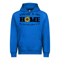 Cobalt welcome to our Home Sunflower Urban Hoodie - Bettercallsaul