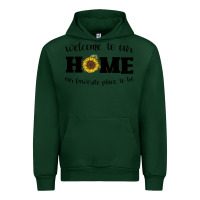Forest Green welcome to our Home Sunflower Urban Hoodie - Bettercallsaul