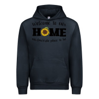 Navy welcome to our Home Sunflower Urban Hoodie - Bettercallsaul