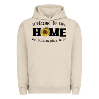 Pigment French Oak welcome to our Home Sunflower Urban Hoodie - Bettercallsaul