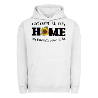 Pigment Lunar Rock welcome to our Home Sunflower Urban Hoodie - Bettercallsaul