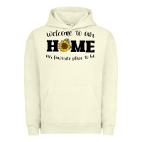 Pigment Pistachio welcome to our Home Sunflower Urban Hoodie - Bettercallsaul