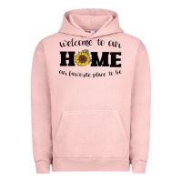 Pigment Salmon welcome to our Home Sunflower Urban Hoodie - Bettercallsaul