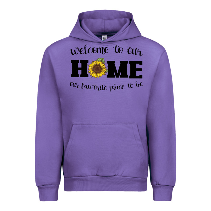 Welcome To Our Home Sunflower Urban Hoodie by Bettercallsaul | Teevron
