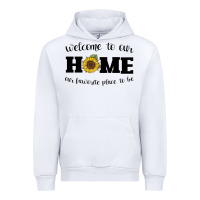 White welcome to our Home Sunflower Urban Hoodie - Bettercallsaul