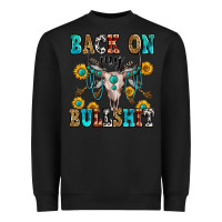 Black back on my bullshit Heavyweight Sweatshirt - Zillion Design Studio