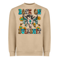Mushroom back on my bullshit Heavyweight Sweatshirt - Zillion Design Studio