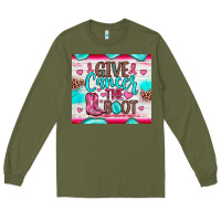 Army Green give cancer the boot Long Sleeve Tee - JahusDesignShop