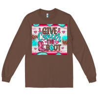 Chestnut give cancer the boot Long Sleeve Tee - JahusDesignShop