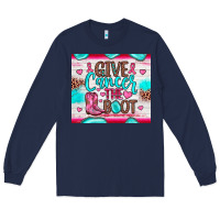 Navy give cancer the boot Long Sleeve Tee - JahusDesignShop