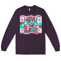 Plum give cancer the boot Long Sleeve Tee - JahusDesignShop