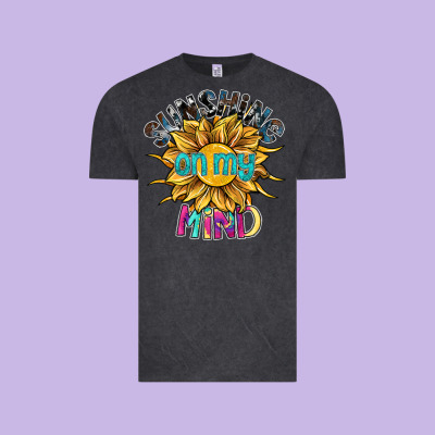 Sunshine On My Mind Vintage Tee Designed By Sublimationcraftshop