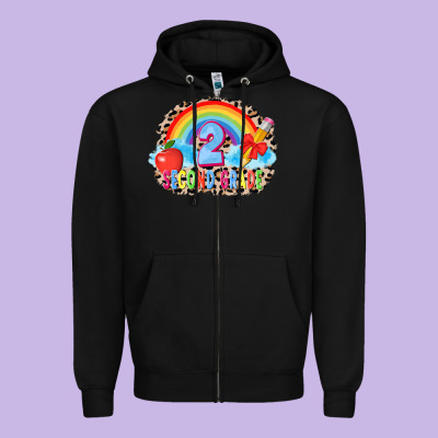 Back To School 2 3200x2400 Zipper Hoodie Designed By Adodesignshop