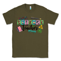 Army Green science teacher Classic Tee - AdoDesignShop