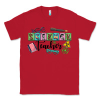 Red science teacher Classic Tee - AdoDesignShop