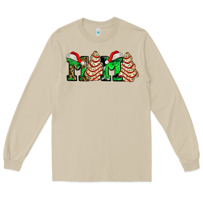 Mama With Christmas Tree Cake Ado Long Sleeve Tee by AdoDesignShop | Teevron