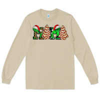 Mushroom mama with christmas tree cake ado Long Sleeve Tee - AdoDesignShop
