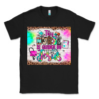 Black this nurse is guided by jesus Classic Tee - JahusDesignShop
