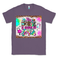 Lavender this nurse is guided by jesus Classic Tee - JahusDesignShop