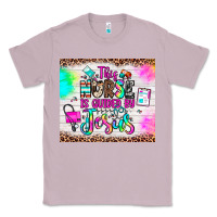 Lilac this nurse is guided by jesus Classic Tee - JahusDesignShop