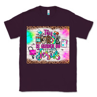 Plum this nurse is guided by jesus Classic Tee - JahusDesignShop