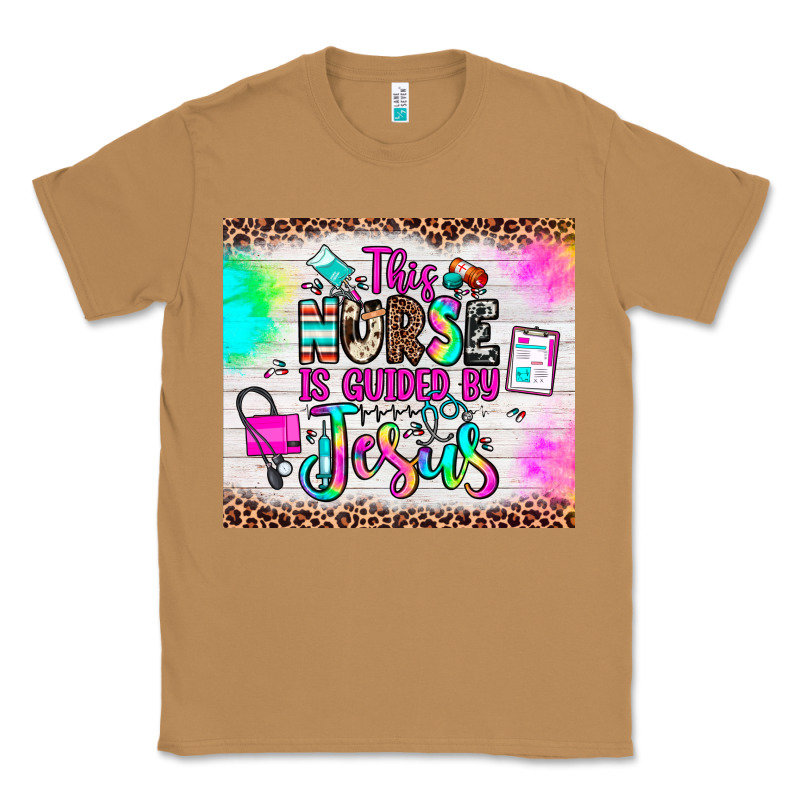This Nurse Is Guided By Jesus Classic Tee by JahusDesignShop | Teevron