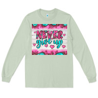 Matcha never give up Long Sleeve Tee - JahusDesignShop