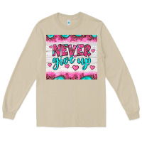 Mushroom never give up Long Sleeve Tee - JahusDesignShop
