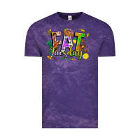 Cloud Purple fat tuesday Vintage Tee - FaDigitalArtStudio