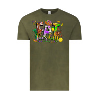 Vintage Olive fat tuesday Vintage Tee - FaDigitalArtStudio