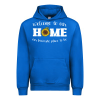 Cobalt welcome to our Home Sunflower Urban Hoodie - Bettercallsaul
