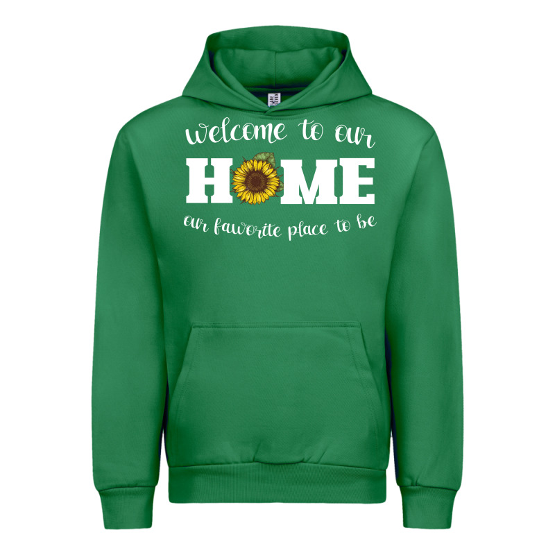 Welcome To Our Home Sunflower Urban Hoodie by Bettercallsaul | Teevron