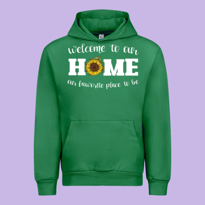 Welcome To Our Home Sunflower Urban Hoodie Designed By Bettercallsaul