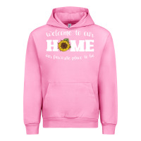 Fuchsia Pink welcome to our Home Sunflower Urban Hoodie - Bettercallsaul